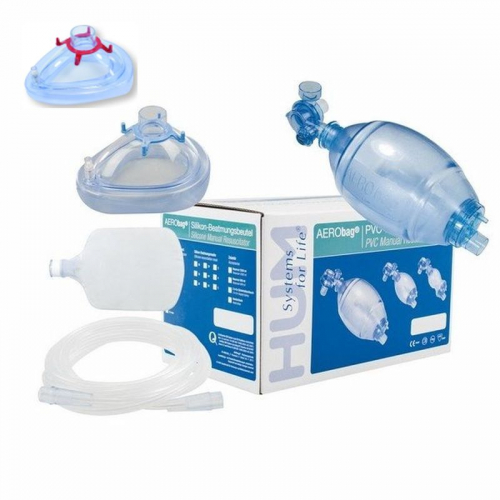 Beatmungsbeutel Set mit Masken Gr. 4 und 5