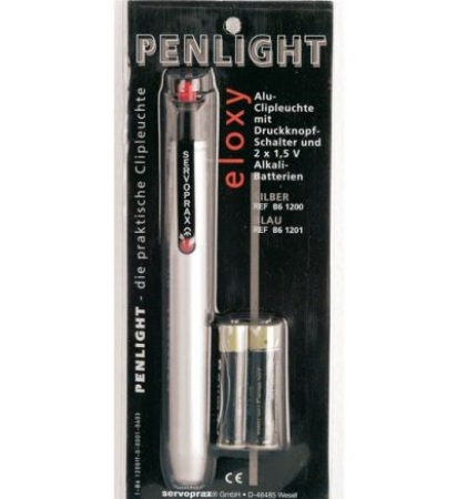 Diagnostikleuchte / Pupillenleuchte Aluminium -silber-